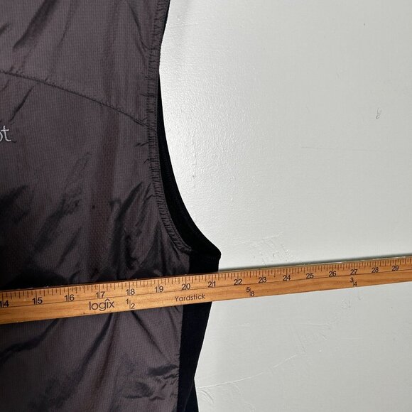 Marmot Jacket Womens Large Black Outdoor Hiking SoftShell Full Zip Vest - Picture 7 of 7